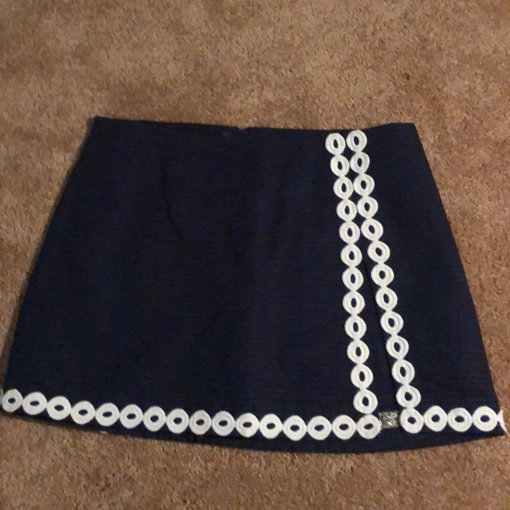 Navy Blue Lily Pulitzer Skirt